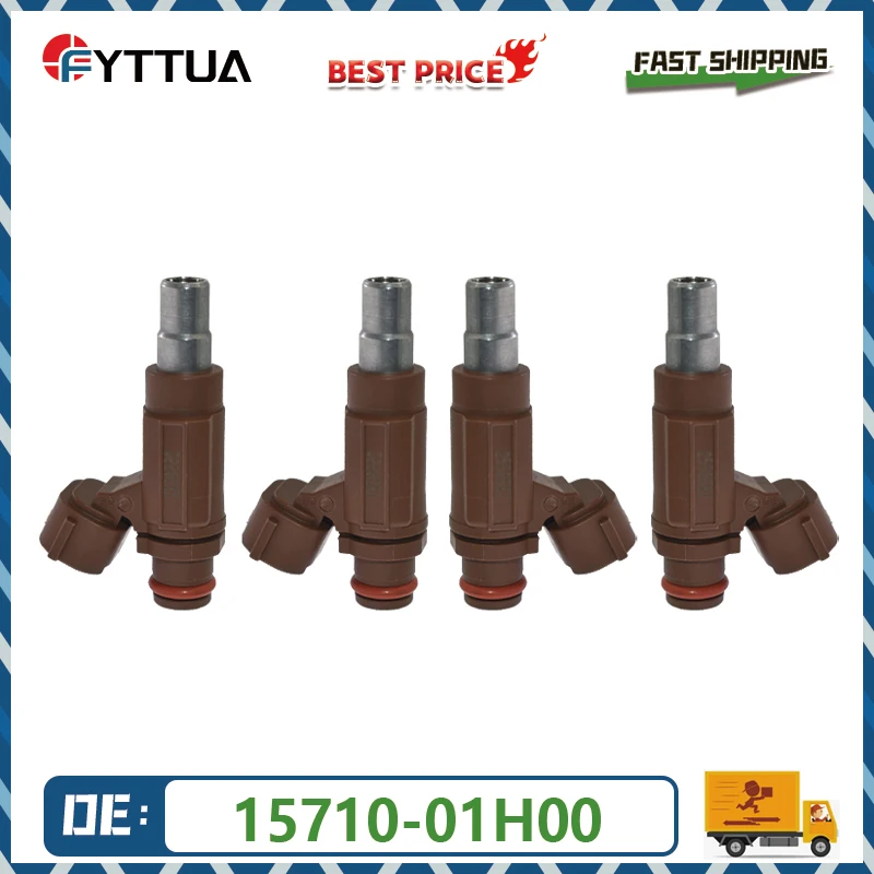 

4PCS Fuel Injector 15710-01H00 For SUZUKI GSX-R600 GSX-R750 2006-2009 GSXR750 GSXR600 2006-2009