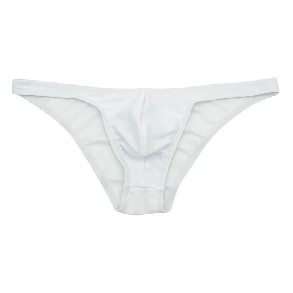 Maillot de bain en forme de triangle pour hommes, noir et blanc, couleur pure, en nylon, sexy, nouvelle collection