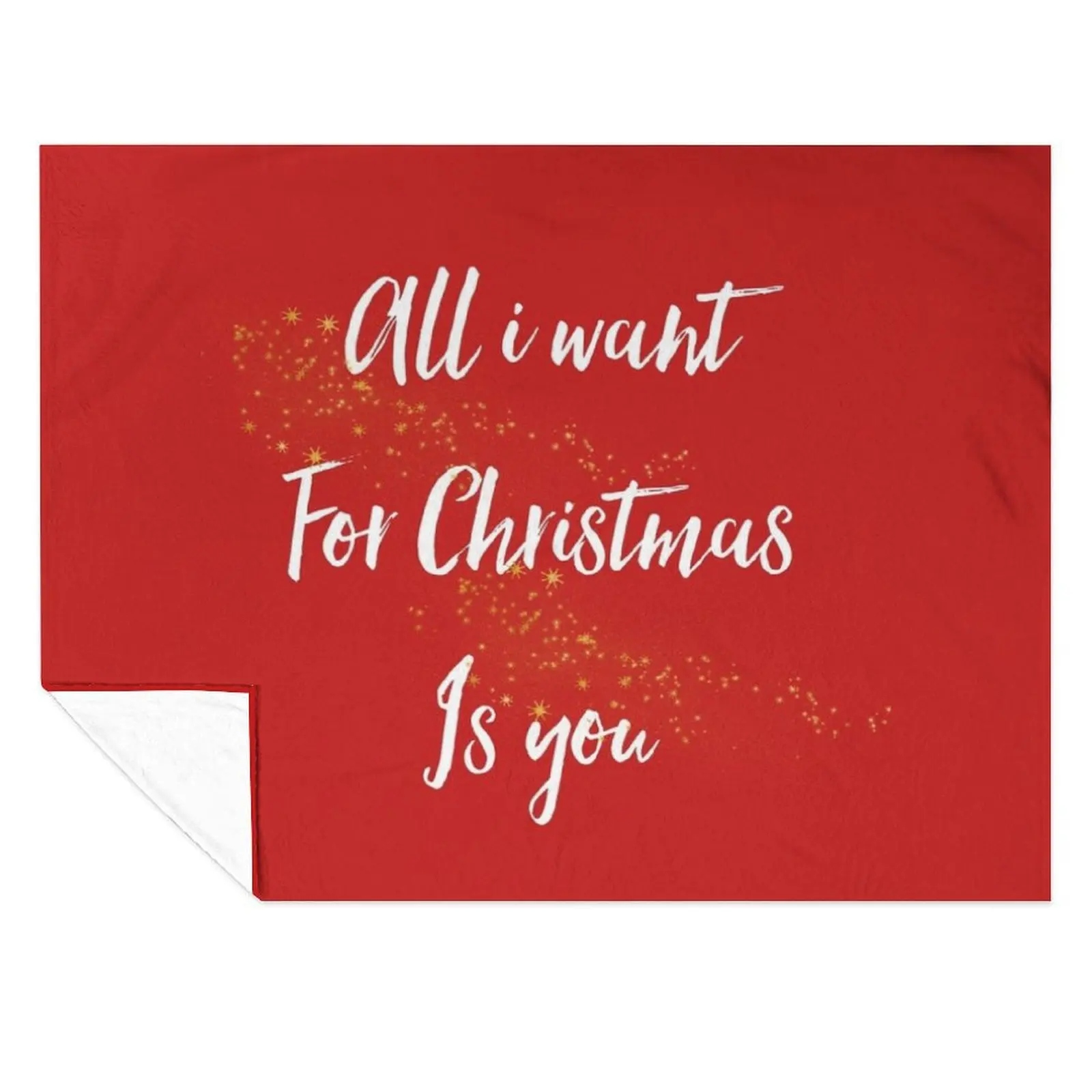 

All i want for christmas is you Throw Blanket Soft Plush Plaid sofa bed Luxury Thicken Custom Blankets
