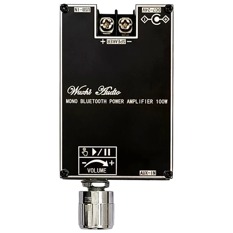 Плата аудиоусилителя Bluetooth ABJG-Mono 100 Вт с функцией коробки TPA3116D2 BT5.1 стерео аудио модуль