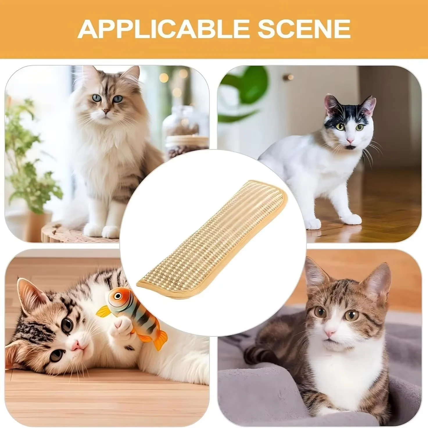 Interactive Catnip Sisal Pillow Toy for Indoor Cats Scratching Chew Teething Toy for Kittens And Adult Cats to Enhance Entertain
