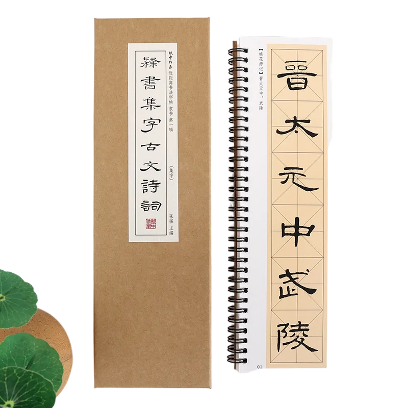 

Professional Official Script Brush Pen Copybooks Traditional Chinese Brush Pen Calligraphy Practice Copybook Beginner Art Supply