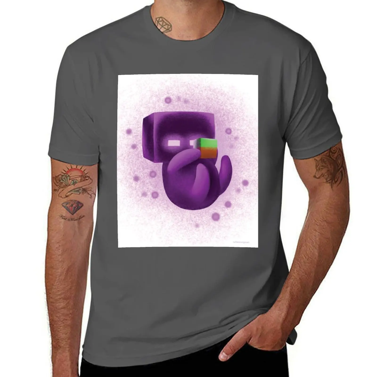 

Baby Enderman #2 T-Shirt Plus Size Basic Cotton T-Shirt