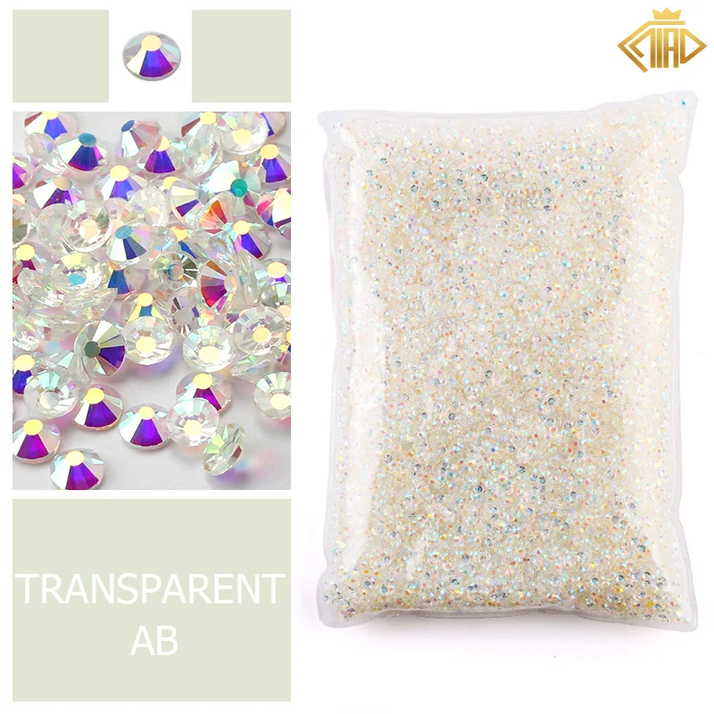 QIAO Groothandel Hars Steentjes voor Kleding Decoraties Niet Hotfix Kristal Nagel Edelstenen Plaksteen Lijm op Strass Accessoires