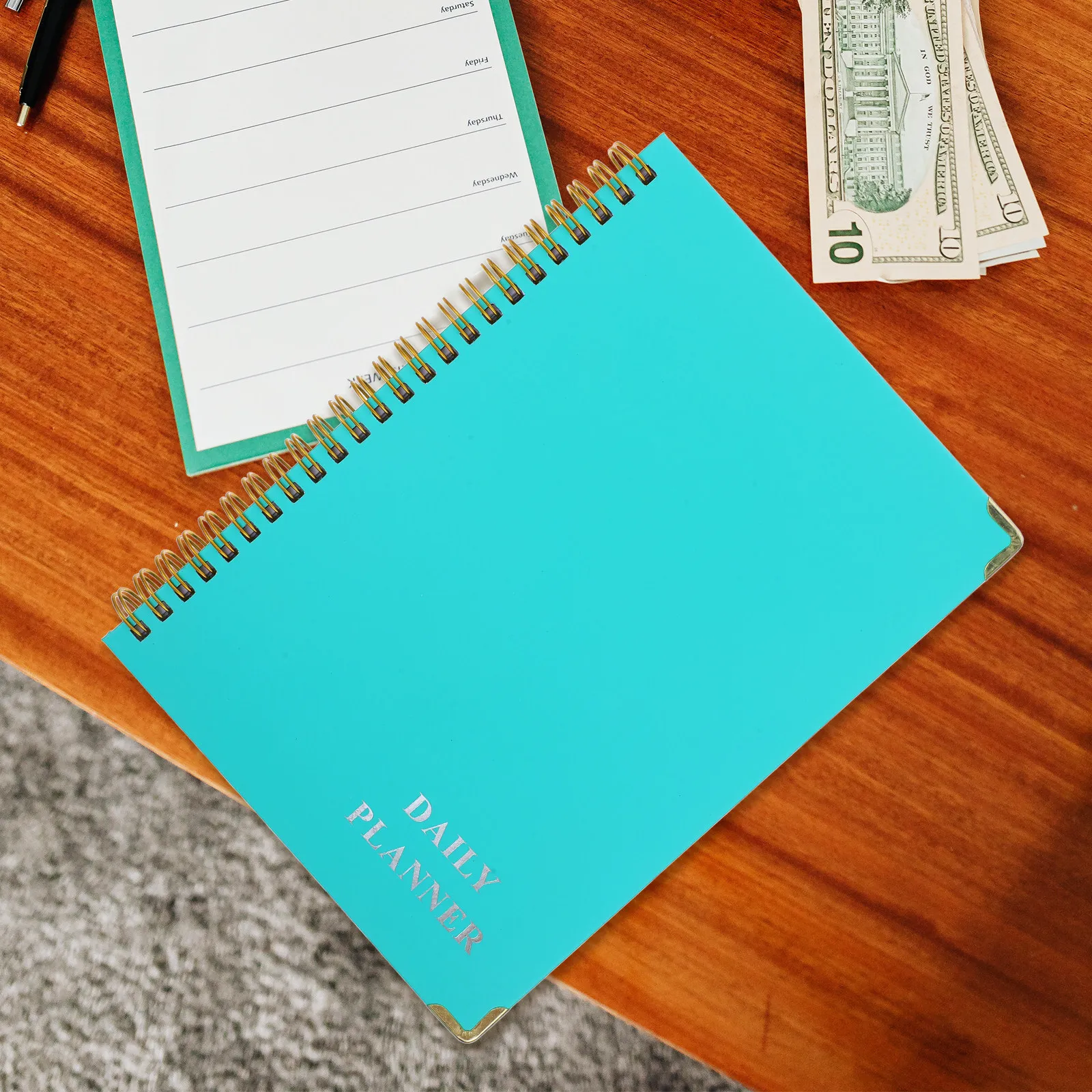 Spiral Notebook A5 Size Thick Paper No Bleed Smooth Writing Minimalist Design for Students Teachers Office Workers Planning