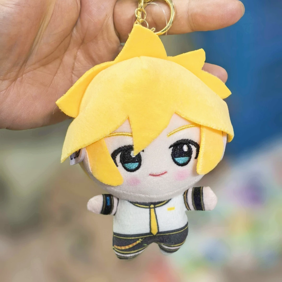 Hatsune Miku Chokkorisan Plush Bag Keychain In Stock Anime Bag Accessory For Fans Rin Len Luka Meiko Kaito Key Chain