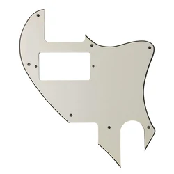 Pleroo Guitar Parts - For US Tele F Hole Hybrid Guitar Pickguard Tele Conversion With PAF Humbucker