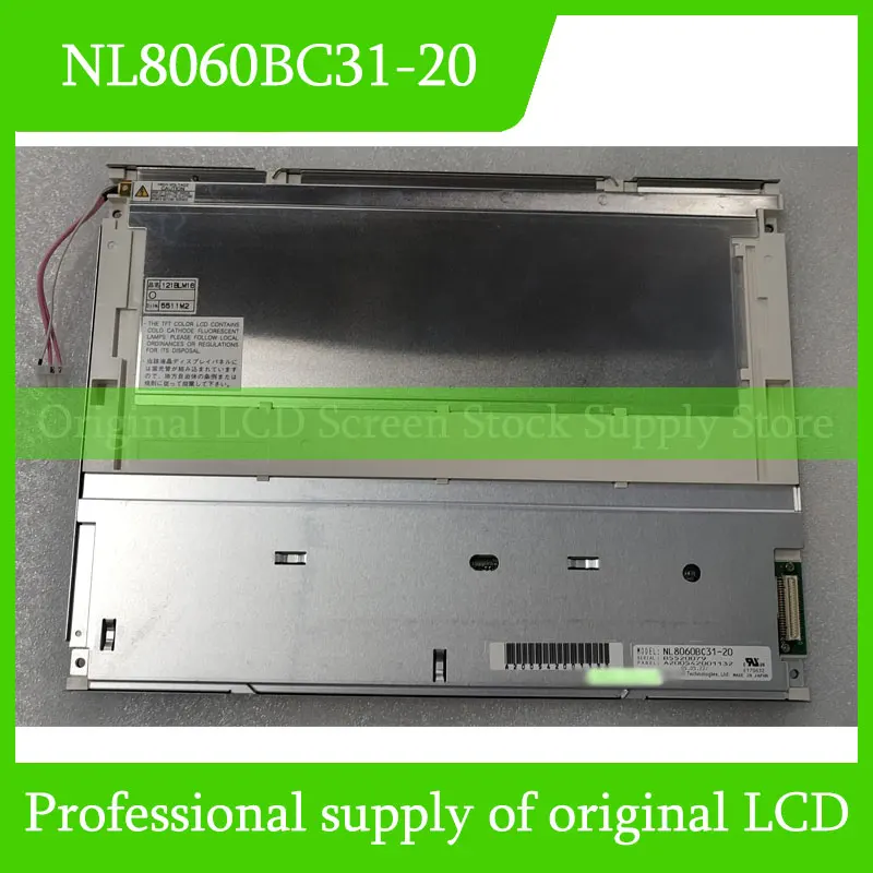 Original NL8060BC31-20 For NEC12.1 inch LCD Display Screen Panel 800*600 Brand New