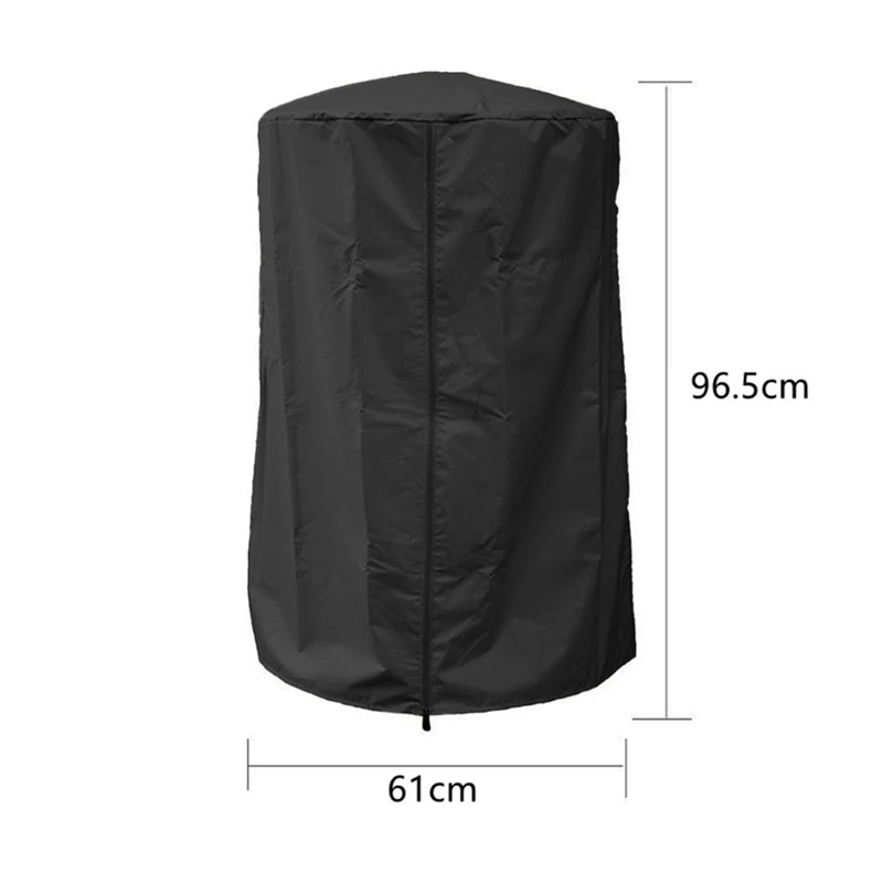 1 Piece Patio Heater Waterproof Cover Outdoor Stove Sleeve Storage Bag Protector Plastic