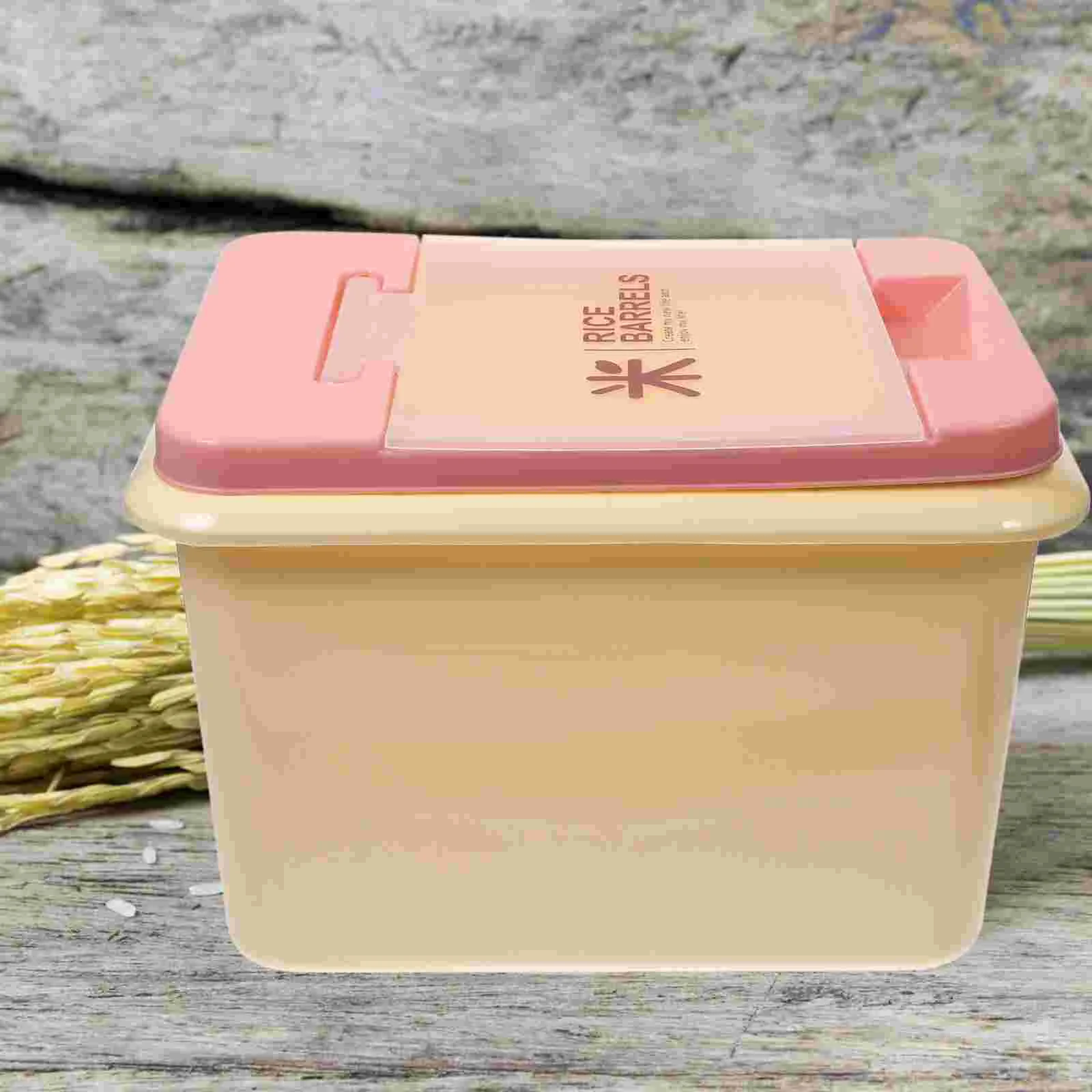 

10kg Rice Box PP Material Anti Moisture Anti Insect Japanese Style Kitchen Storage Container Large Capacity