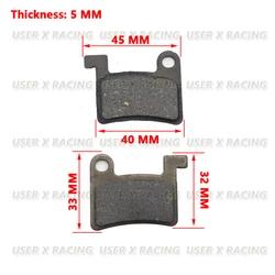 USERX Motorcycle disc brake pad Brakes Front Rear Disc Brake Pads For Scooter High quality and durability Good performance