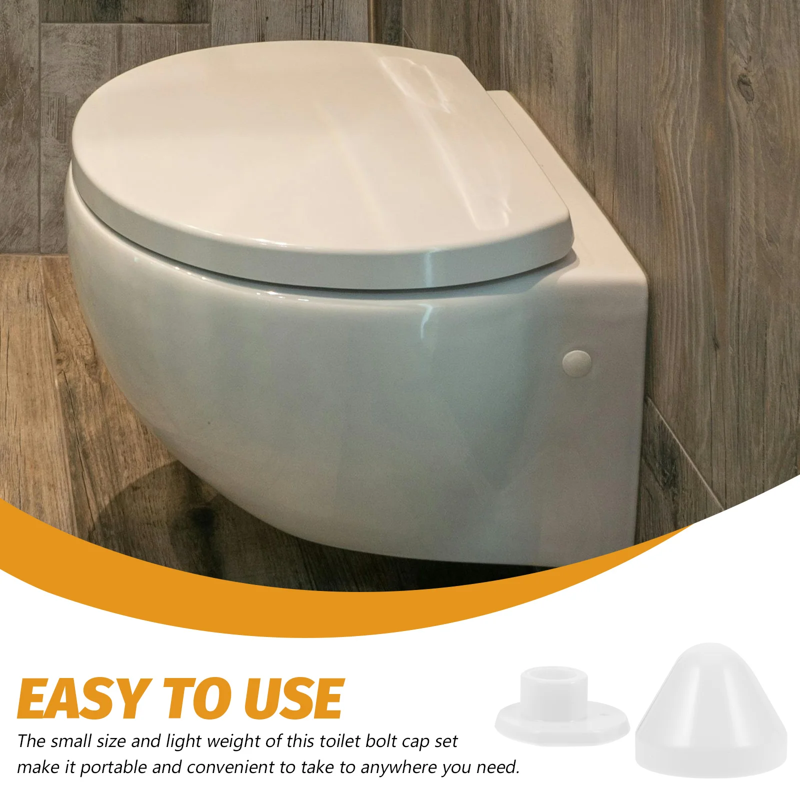 Copertura decorativa per WC Tappi a vite per bambini Supporto in ABS Accessori per l'installazione del coperchio della ciotola