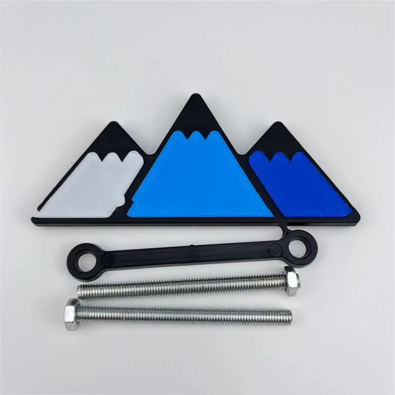 1~10PCS Tri-Color 3 Colors Grille Badge Emblem Stickers For 4Runner Rav4 Decals Auto Car Accessories