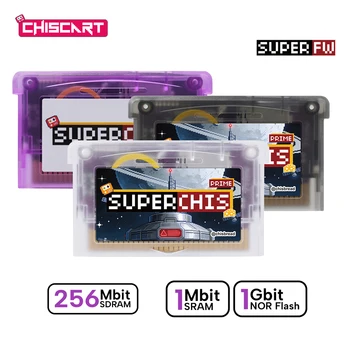 Chiscart SuperChis Prime Game Reader Cart for Nintendo GBA/NDS/GBA SP/GB Player SDRAM Powe