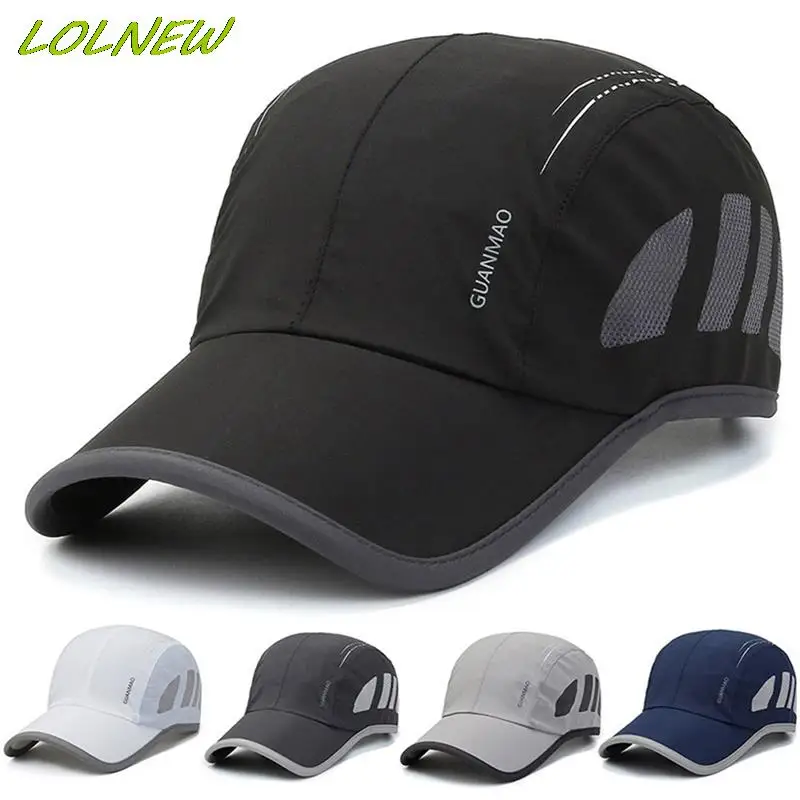 Outdoor Golf Fishing Hats for Men Quick Dry Waterproof Women Men Baseball Caps Adjustable Sport Summer Sun Hats