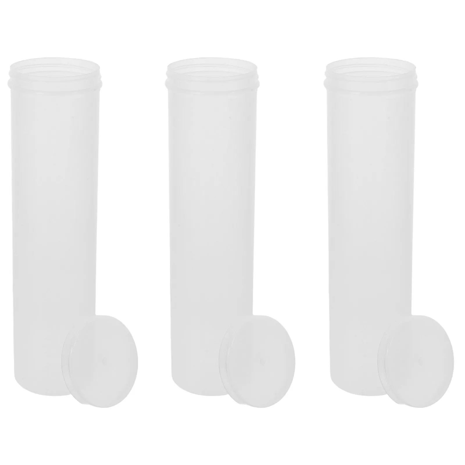 

3Pcs Food Storage Container Airtight Round Biscuit Keeper Transparent Stackable Pastry Boxes Kitchen Organizer Snack Storage Jar