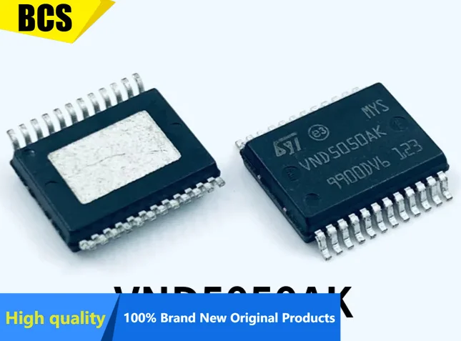 

2/10/20pcs VND5050AKTR-E VND5050AK VND5050 SSOP-24 Dual-channel power electronic switch original in stock Bestselling item, fast