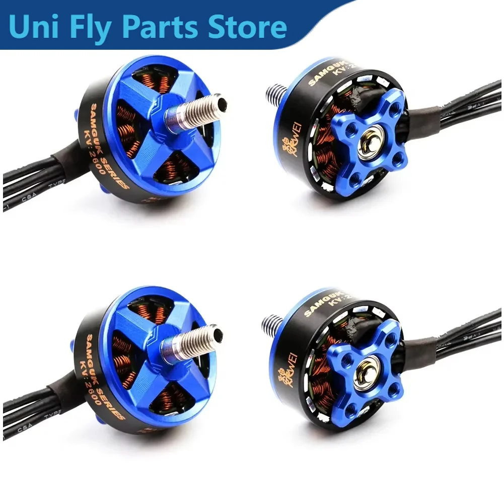 UniFly4pcs/lot RC Motor Samguk Series Wei 2207 2300KV 2600KV 3-4S Brushless Motor CW For RC Model Multicopter Spare Part