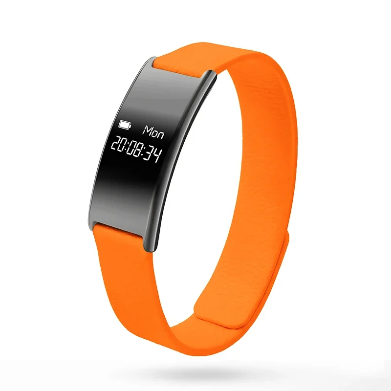 K7 Ultra-Slim Smart Band: Invisible OLED Screen, Heart Rate SpO2 Sleep Tracker, IP68 Waterproof Fitness Smartwatch for Men Women