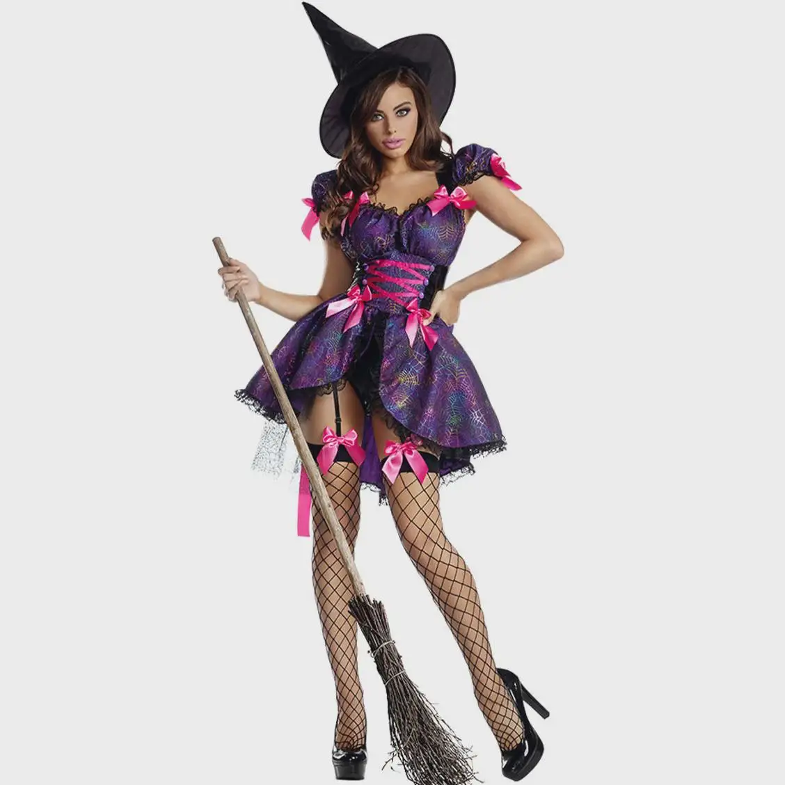 

loween Ghost Bride Devil Performance Costume Women's Traditional Stage Clothing PU Material Spring 2024 Collection