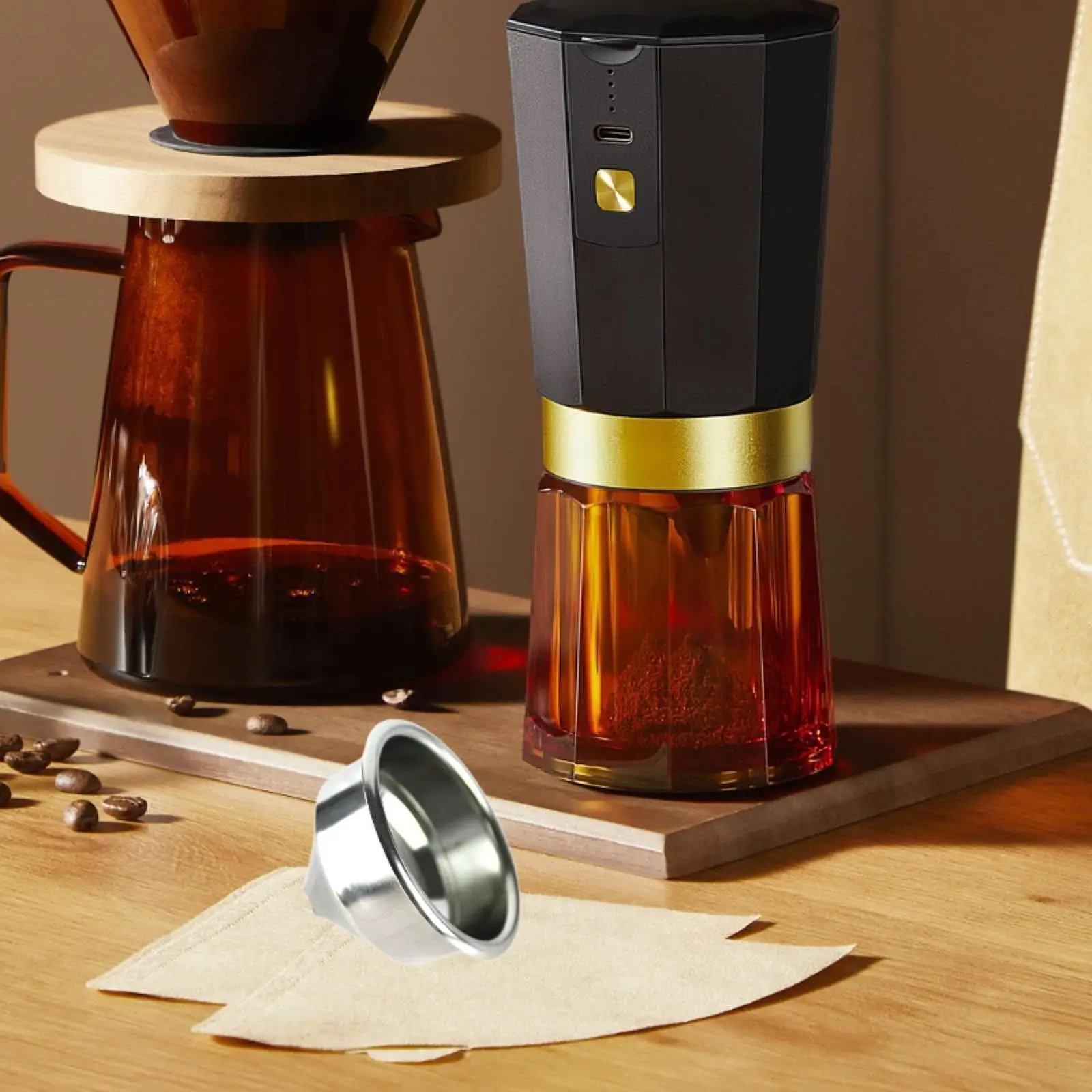 فلتر قهوة من الفولاذ المقاوم للصدأ مقاس 58 مم، ملحقات المطبخ المنزلية، استبدال وعاء فلتر ماكينة الإسبريسو لأجزاء ملحقات ماكينة صنع القهوة