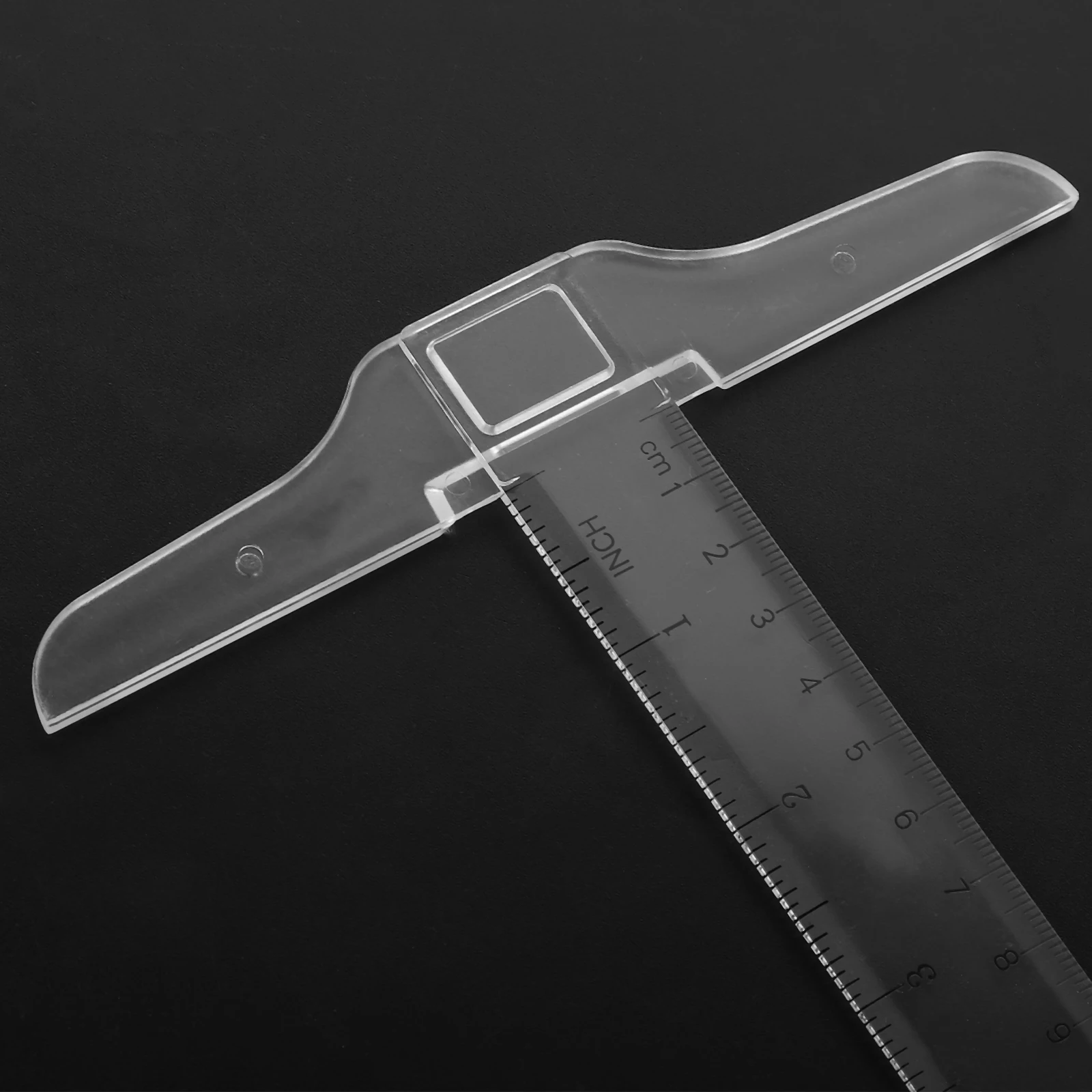 

2 Pcs T-shaped Ruler Measuring Layout Engineering Measurements Double Scale T-Square Drafting