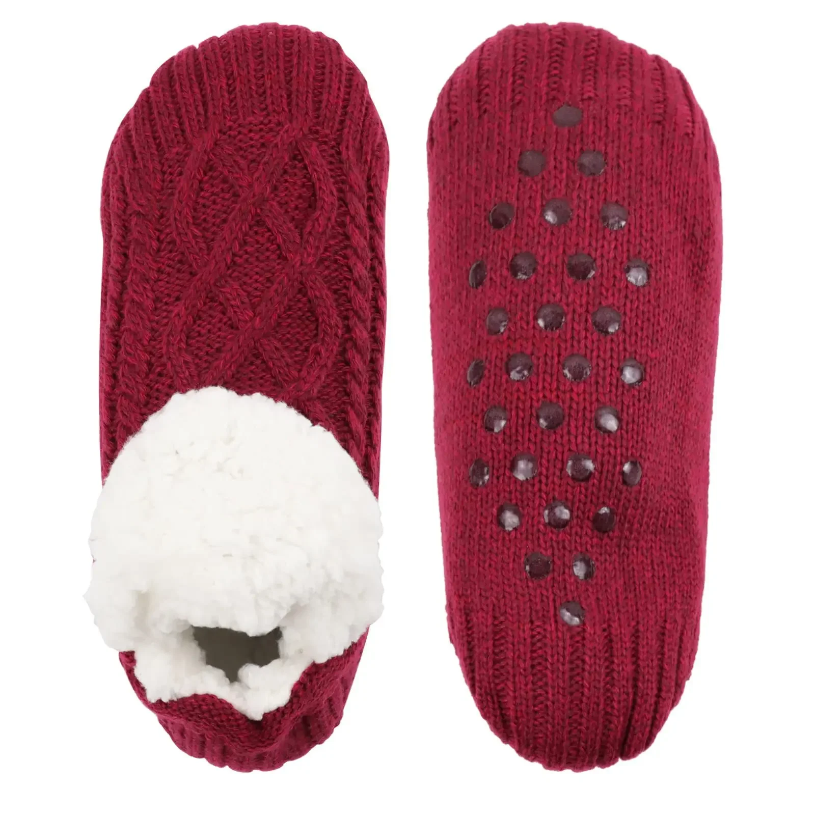 Thermische Herren-Slipper-Socken, Winter, warm, kurz, Baumwolle, verdickt, für Zuhause, Schlafen, weich, rutschfest, flauschige Bodensocke,