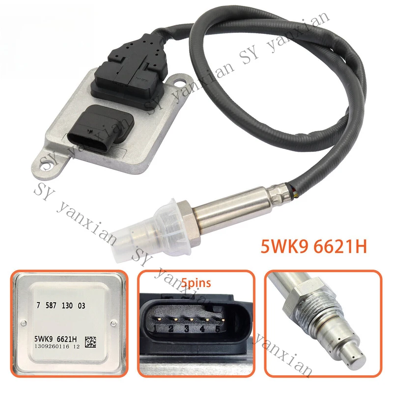 SY+ Car 12V Nitrogen Nox Oxygen Sensor 5WK96621H compatible FOR Bmw 758713003 758713005