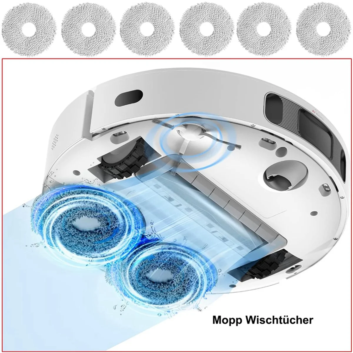 Für l10 ultra/l10s ultra roboter staubsauger hauptseite bürste hepa filter mop pads staubbeutel ersatzteile