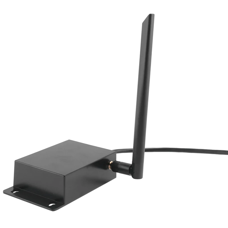 Outdoor 4G LTE Wifi Router Black Plastic With Sim Card Slot Waterproof Wireless CPE RJ45 Port Supply Power For IP Camera