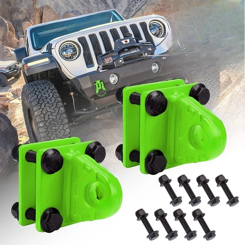 Die forging shackle bracket, off-road vehicle trailer unloading hook 3/4 applies