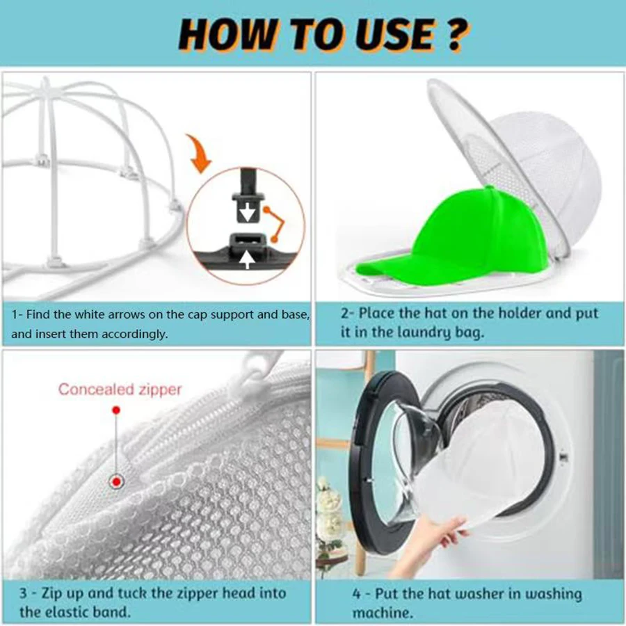 Soporte para lavar sombreros de gato y perro con bolsa protectora - imagen 3