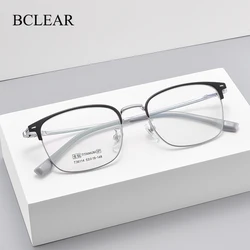 BCLEAR Men Women Retro Glasses Frame Ultra-light Titanium Myopia Glasses Optical Prescription Fashion Desgin Eyeglasses Frame