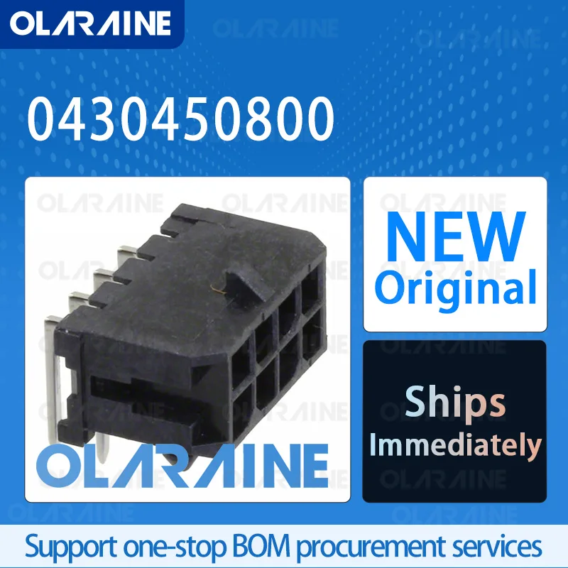 

20/50/100Pcs 0430450800 100% brand new and original IC chip connector Headers and wire housings