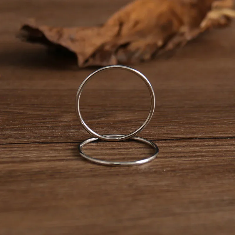 Super Power Double Rings Magic Tricks Mighty Twin Ring Illusions Gimmicks Mentalism Props Street Magic Easy