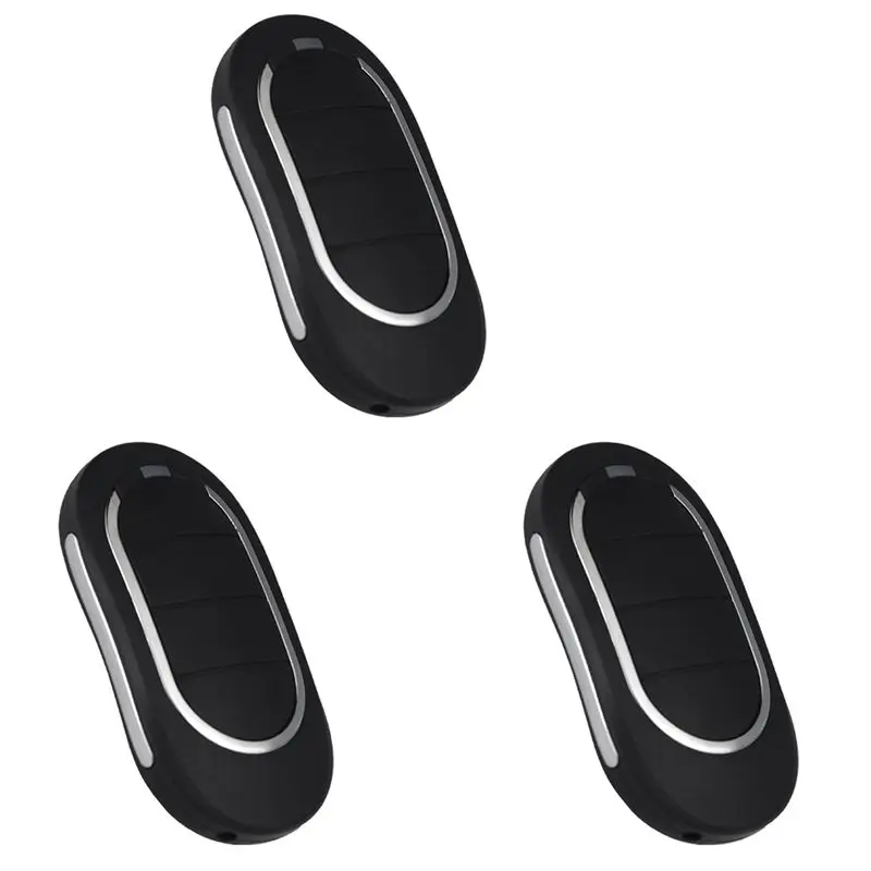 ABKQ-3X For Alutech AT-4N Remote Control 433Mhz 4 Buttons Garage Door Learning Code Barriers Automation Keychain