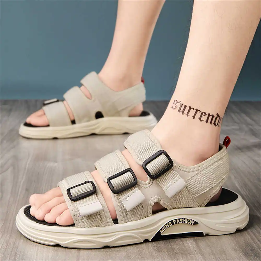 

Super Lightweight Dark Sneakers Beach Sandals For Men Size 47 Shoes Bathroom Slipper Sports Original High Grade Boty Deals