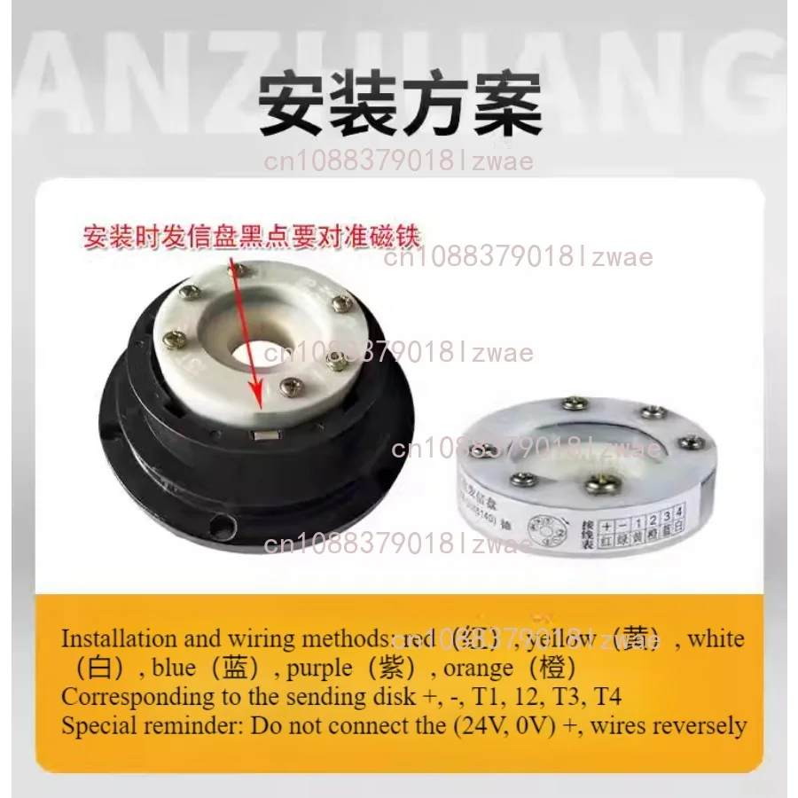 1pc Lathe Tool Holder Signal Sending Disk WD6 Encoder HAK21 Sending Disc 14/15T CNC Machine Tool Accessories