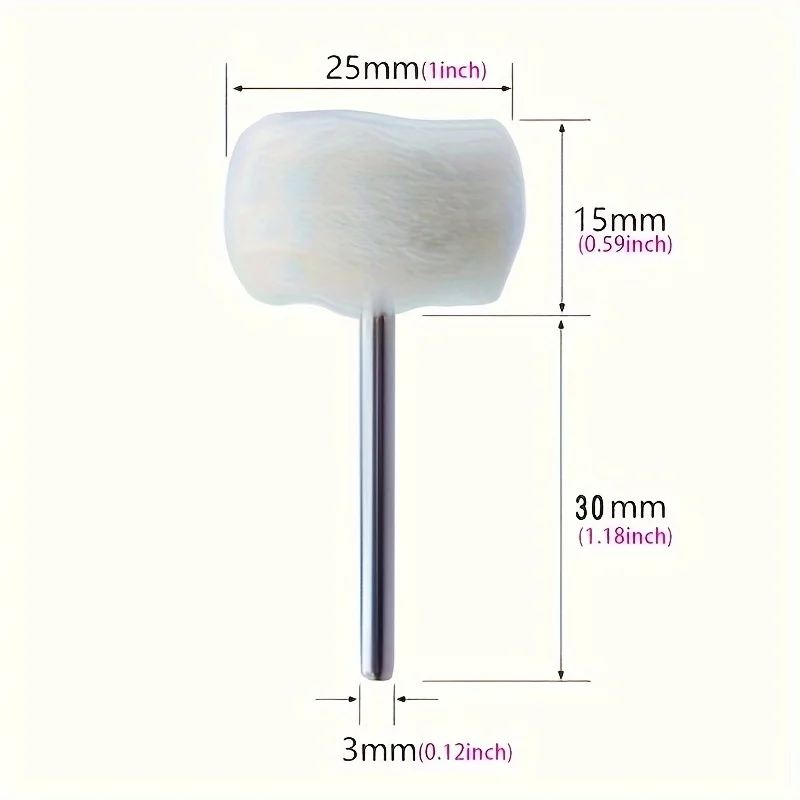 Kit de brosses pour perceuse électrique à tige de 2.35/3mm, 5 pièces, parfait pour les outils rotatifs, le polissage, le polissage et le métal abrasif, le bois et les bijoux