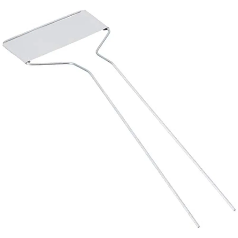 Zinc Plant Markers for Vegetables, Herbs, Seedlings, Flowers, Large-Faced Metal Plant Markers with Carbon Pencil Included, 10 I
