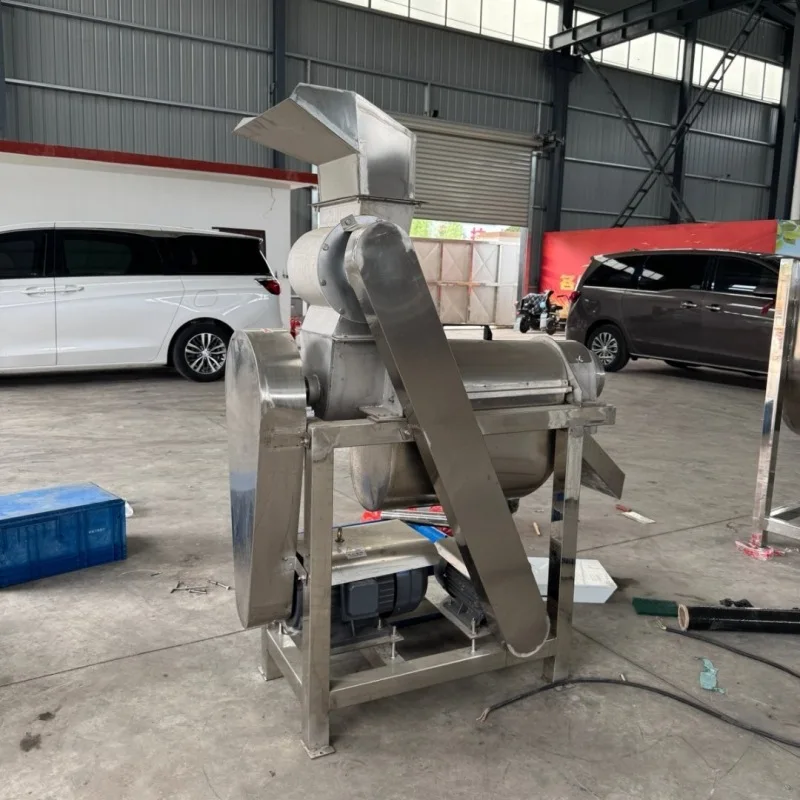 

(Для морских перевозок) Промышленная соковыжималка из нержавеющей стали, большая машина для измельчения шелковицы и клубники, персиков и маракуйи