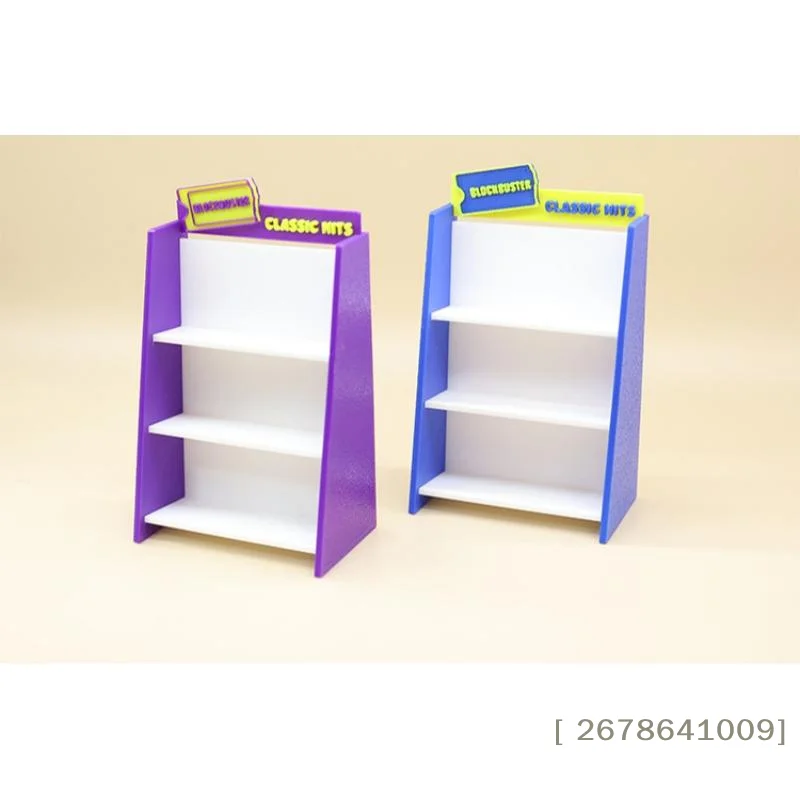⚑1 Set Miniature 1/12 Dollhouse Retro Recorder Video Tape Shelf Model Living Scene Ornament Doll Toy Accessories