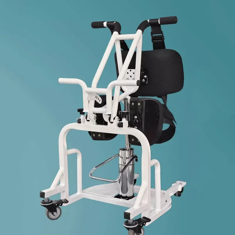 Hydraulic Patient Lift Transfer Aid for Disabled Elderly Paralyzed Nursing Home Hospital Bed to Wheelchair Shifter Machine