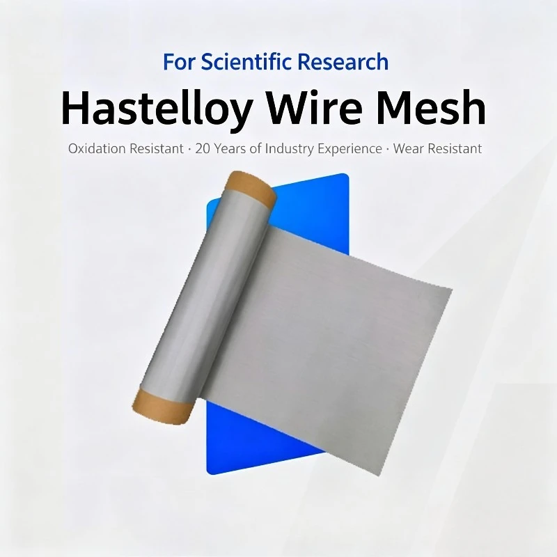 UNS N10276 Hastelloy C‑276 Wire Mesh Nickel‑Chromium‑Molybdenum Alloy Screen 20 60 80 100 Mesh Anti‑Corrosion Filter Net