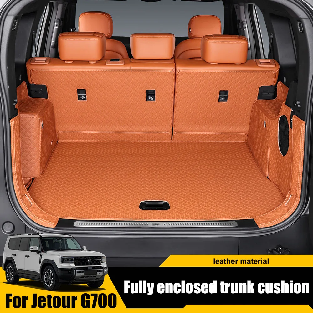 

For Chery Jetour G700 2025 2026 Fully Enclosed Trunk Cushion Car Modification Accessories Original Color Leather Protective Pad