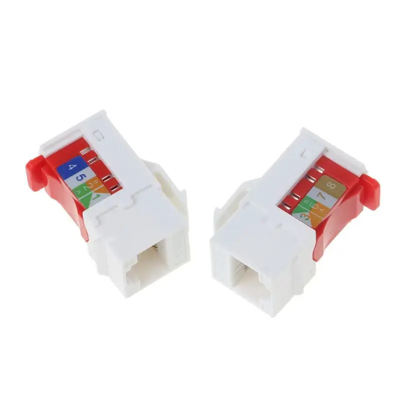 Cavi Ethernet RJ45 del modulo Connettore rete RJ-45 Teste cristallo Cat6