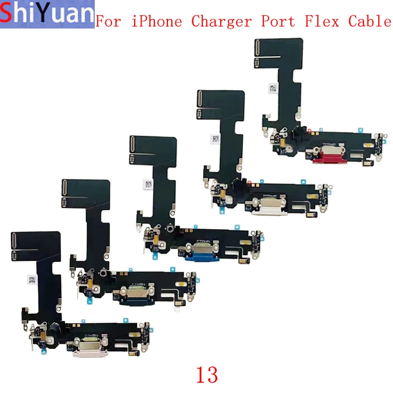 

Оригинальный USB-разъем док-станции для зарядного устройства, гибкий кабель для iPhone 13 13 Mini 13pro Max, зарядка с микрофоном, замена и ремонт