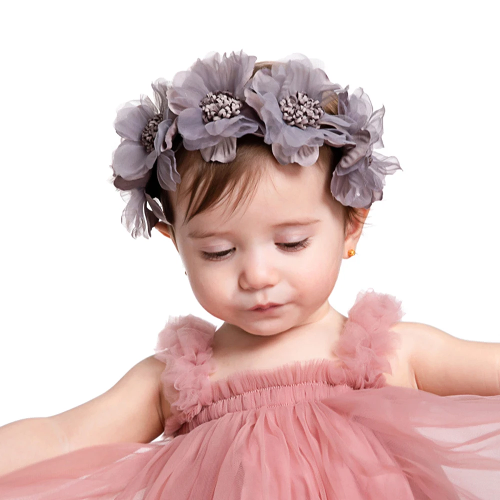 

Children Kids Flower Hair Clips Headwear Princess Hair Accessories Hair Ornament Hair Hoops Hairbands Barrettes