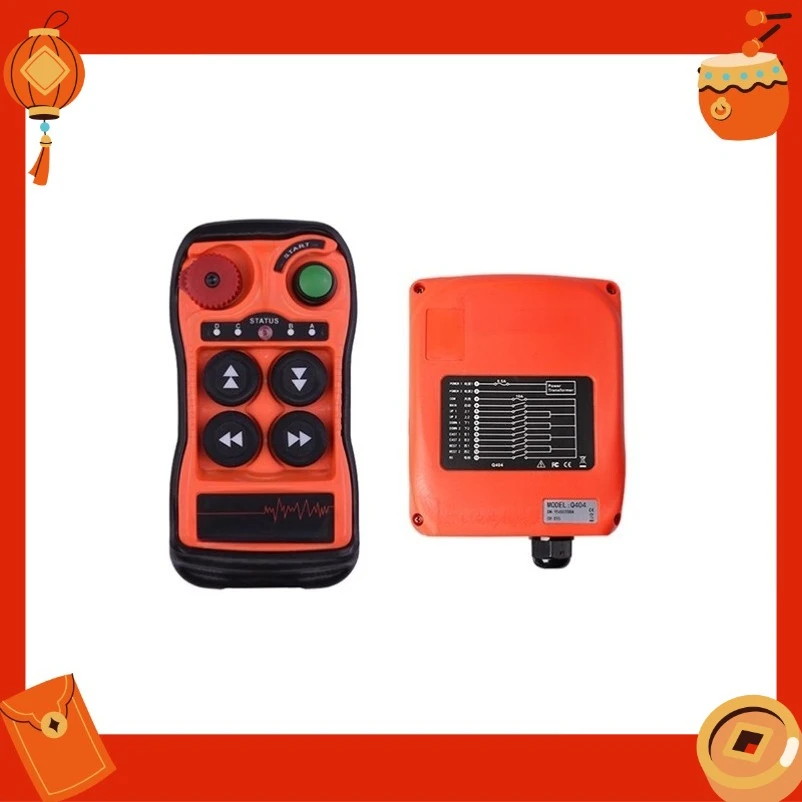 Q400/404 Industrial Wireless Remote Controller for Overhead Crane, Electric Hoist Lifting Equipment