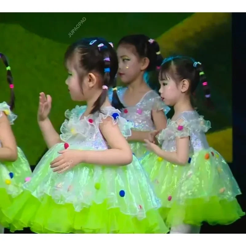 Tęczowa cukierkowa sukienka księżniczki dziewczynek suknia balowa Lollipop kostium Lollipop Bow dzieci wakacje ubrania na przyjęcie urodzinowe stroje @ 0Z*